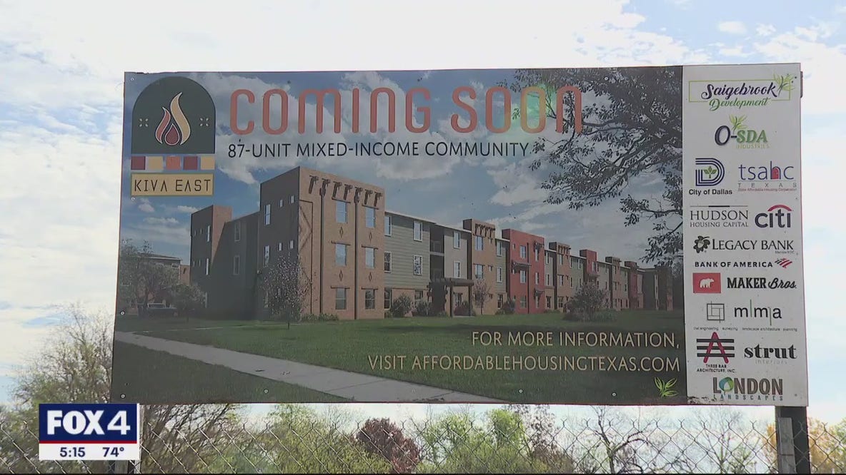 City of Dallas breaks ground on affordable housing development in Old East Dallas